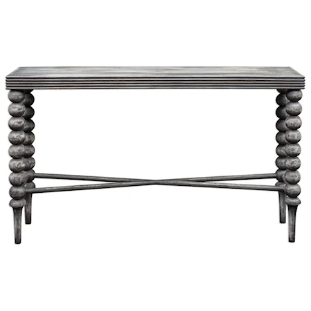 Kunja Gray Console Table